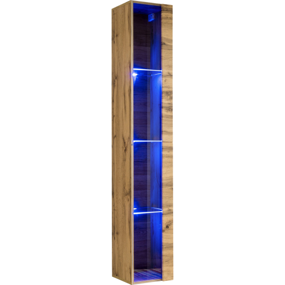 Witryna wisząca wysoka WW 1 z oświetleniem Wotan SWITCH WOTAN Podstawowe