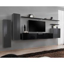 Meblościanka SWITCH SW 1 Grafit / Czarny SWITCH GRAFIT / CZARNY Podstawowe