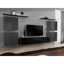 Meblościanka SWITCH SW 4 Grafit / Czarny SWITCH GRAFIT / CZARNY Podstawowe