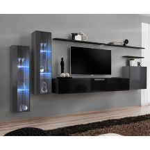 Meblościanka SWITCH SW 11 Grafit / Czarny SWITCH GRAFIT / CZARNY Podstawowe