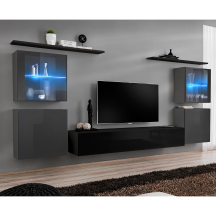 Meblościanka SWITCH SW 14 Grafit / Czarny SWITCH GRAFIT / CZARNY Podstawowe