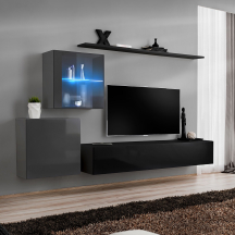 Meblościanka SWITCH SW 15 Grafit / Czarny SWITCH GRAFIT / CZARNY Podstawowe