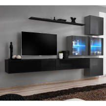 Meblościanka SWITCH SW 19 Czarny / Grafit SWITCH GRAFIT / CZARNY Podstawowe