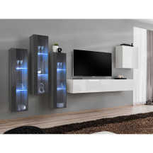 Meblościanka SWITCH SW 13 Grafit / Biały SWITCH GRAFIT / BIAŁY Podstawowe