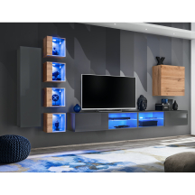 Meblościanka SWITCH SW 26 Grafit / Wotan SWITCH GRAFIT / WOTAN Podstawowe