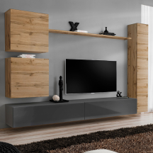 Meblościanka SWITCH SW 8 Wotan / Grafit SWITCH GRAFIT / WOTAN Podstawowe