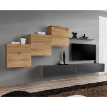 Meblościanka SWITCH SW 10 Wotan / Grafit SWITCH GRAFIT / WOTAN Podstawowe