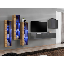 Meblościanka SWITCH SW 13 Wotan / Grafit SWITCH GRAFIT / WOTAN Podstawowe