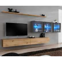 Meblościanka SWITCH SW 17 Wotan / Grafit SWITCH GRAFIT / WOTAN Podstawowe