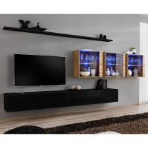 Meblościanka SWITCH SW 17 Czarny / Wotan SWITCH CZARNY / WOTAN Podstawowe