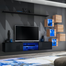 Meblościanka SWITCH SW 21 Czarny / Wotan SWITCH CZARNY / WOTAN Podstawowe