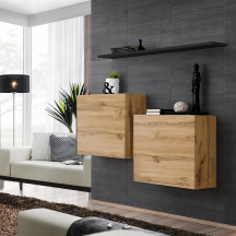 Zestaw dwóch komód SB1 Wotan / Czarny SWITCH CZARNY / WOTAN Podstawowe