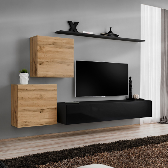 Meblościanka SWITCH SW 5 Wotan / Czarny SWITCH CZARNY / WOTAN Podstawowe