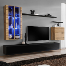 Meblościanka SWITCH SW 12 Wotan / Czarny SWITCH CZARNY / WOTAN Podstawowe