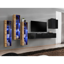 Meblościanka SWITCH SW 13 Wotan / Czarny SWITCH CZARNY / WOTAN Podstawowe