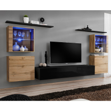 Meblościanka SWITCH SW 14 Wotan / Czarny SWITCH CZARNY / WOTAN Podstawowe