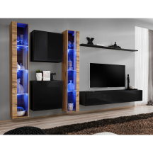 Meblościanka SWITCH SW 16 Wotan / Czarny SWITCH CZARNY / WOTAN Podstawowe