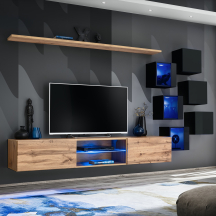 Meblościanka SWITCH SW 21 Wotan / Czarny SWITCH CZARNY / WOTAN Podstawowe