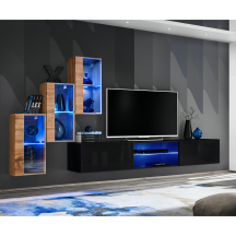 Meblościanka SWITCH SW 22 Wotan / Czarny SWITCH CZARNY / WOTAN Podstawowe