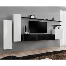 Meblościanka SWITCH SW 1 Biały / Czarny SWITCH CZARNY / BIAŁY Podstawowe