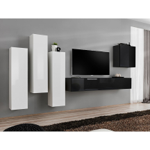 Meblościanka SWITCH SW 3 Biały / Czarny SWITCH CZARNY / BIAŁY Podstawowe