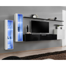 Meblościanka SWITCH SW 11 Biały / Czarny SWITCH CZARNY / BIAŁY Podstawowe