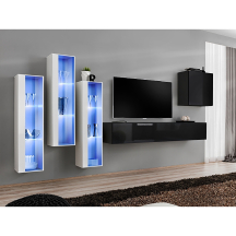 Meblościanka SWITCH SW 13 Biały / Czarny SWITCH CZARNY / BIAŁY Podstawowe