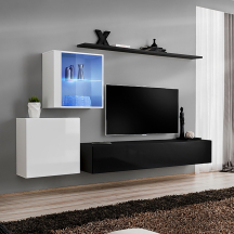 Meblościanka SWITCH SW 15 Biały / Czarny SWITCH CZARNY / BIAŁY Podstawowe