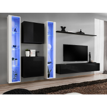 Meblościanka SWITCH SW 16 Biały / Czarny SWITCH CZARNY / BIAŁY Podstawowe