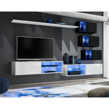 Meblościanka SWITCH SW 24 Biały / Czarny SWITCH CZARNY / BIAŁY Podstawowe