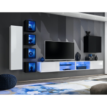 Meblościanka SWITCH SW 26 Biały / Czarny SWITCH CZARNY / BIAŁY Podstawowe