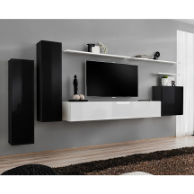 Meblościanka SWITCH SW 1 Czarny / Biały SWITCH CZARNY / BIAŁY Podstawowe