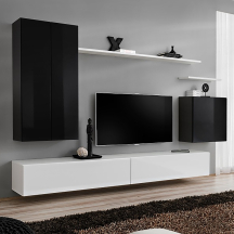 Meblościanka SWITCH SW 2 Czarny / Biały SWITCH CZARNY / BIAŁY Podstawowe