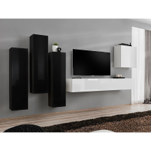 Meblościanka SWITCH SW 3 Czarny / Biały SWITCH CZARNY / BIAŁY Podstawowe