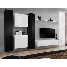 Meblościanka SWITCH SW 6 Czarny / Biały SWITCH CZARNY / BIAŁY Podstawowe