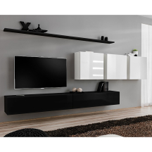 Meblościanka SWITCH SW 7 Czarny / Biały SWITCH CZARNY / BIAŁY Podstawowe