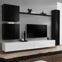 Meblościanka SWITCH SW 8 Czarny / Biały SWITCH CZARNY / BIAŁY Podstawowe