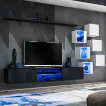 Meblościanka SWITCH SW 21 Czarny / Biały SWITCH CZARNY / BIAŁY Podstawowe