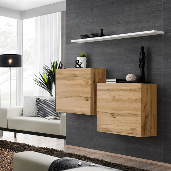 Zestaw dwóch komód SB1 Wotan / Biały SWITCH BIAŁY / WOTAN Podstawowe