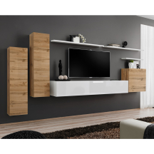 Meblościanka SWITCH SW 1 Wotan / Biały SWITCH BIAŁY / WOTAN Podstawowe