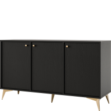 Komoda 813 3F Czarny Grafit TOKYO 1 Podstawowe