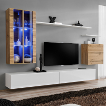 Meblościanka SWITCH SW 12 Wotan / Biały SWITCH BIAŁY / WOTAN Podstawowe