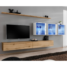 Meblościanka SWITCH SW 17 Wotan / Biały SWITCH BIAŁY / WOTAN Podstawowe