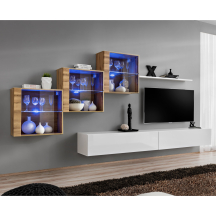 Meblościanka SWITCH SW 20 Wotan / Biały SWITCH BIAŁY / WOTAN Podstawowe