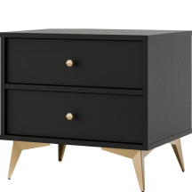 Szafka nocna 801 2S Czarny Grafit TOKYO 1 Podstawowe