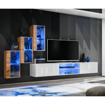 Meblościanka SWITCH SW 22 Wotan / Biały SWITCH BIAŁY / WOTAN Podstawowe