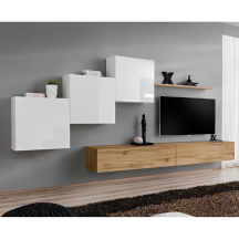 Meblościanka SWITCH SW 10 Biały / Wotan SWITCH BIAŁY / WOTAN Podstawowe