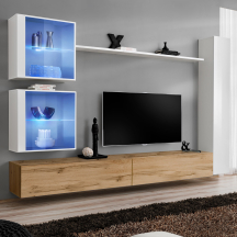 Meblościanka SWITCH SW 18 Biały / Wotan SWITCH BIAŁY / WOTAN Podstawowe