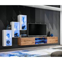 Meblościanka SWITCH SW 22 Biały / Wotan SWITCH BIAŁY / WOTAN Podstawowe