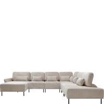 Narożnik 4L+1+1+7+1+8P bez pufy MODULO Podstawowe